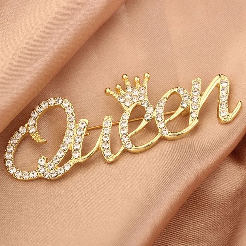 Фото Queen брошь в форме буквы Новая высококачественная Корона №3