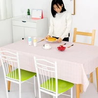 nordic tablecloth waterproof anti scalding and oil proof disposable plastic tablecloth pvc lattice table mat table cloth
