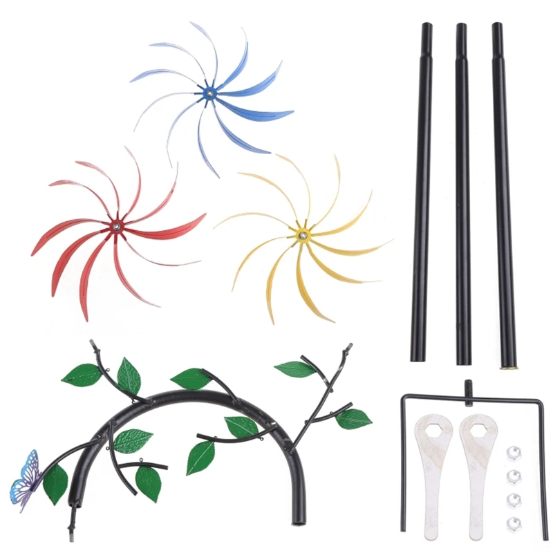 

Exquisite Garden Patio Windmill Decor Outdoor Art Decoration Sculpture Stake