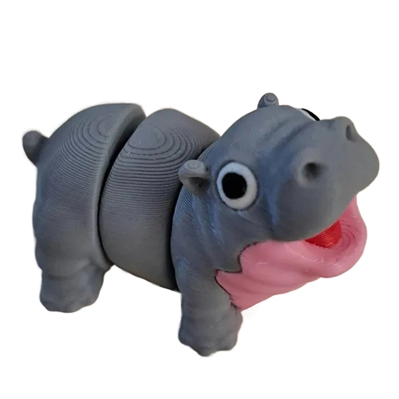 Moo Deng Hippo фигурки из смолы игрушки маленькие портативные настольные статуи