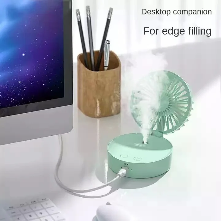 New USB portable countertop humidifier aromatherapy diffuser air spray colorful lights home office mute bedroom mother and baby enlarge