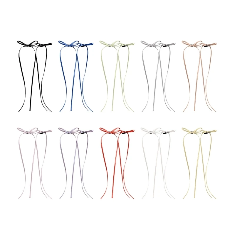 

Y51E 1 Pair Bowknot Hairpins Sweet Hair Accessories Headwear Fabric Material Lovely Bowknot Hair Clip for Girls and Women