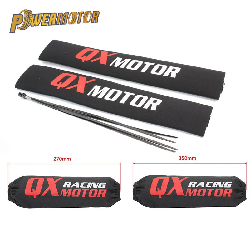 

Rear Shock Absorber Guard Wrap Cover + 35cm Front Fork ProtectorFor Motorcycle ATV Quad Motocross CRF YZF KLX Dirt Bike