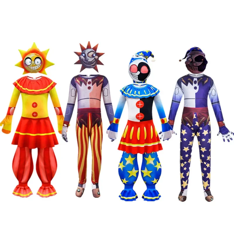 FNAF Five Nights Fredyed Детский костюм Необычные сарафаны Косплей Аниме Костюмы на