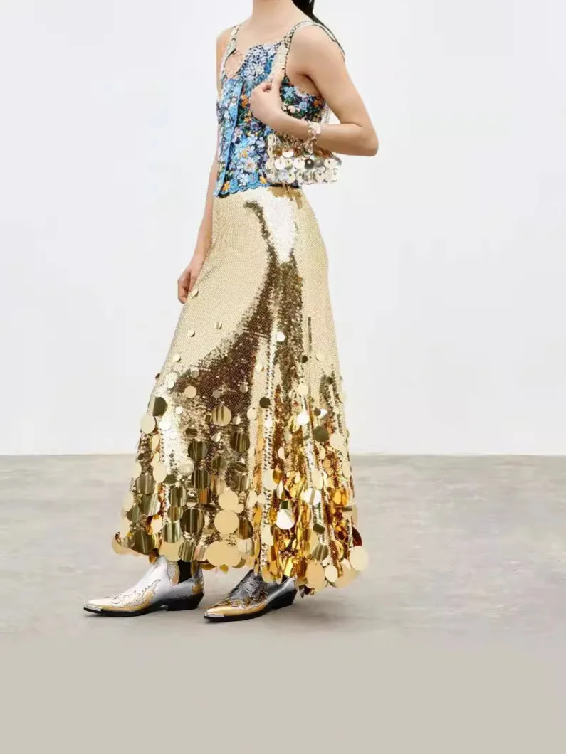 Европа и Америка новинка весны вечерняя модель Модное Длинное платье большого