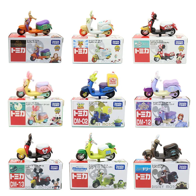 

Tomy domica alloy car small sheep motorcycle three eyed motorcycle toy mobilization car model car boy toy car