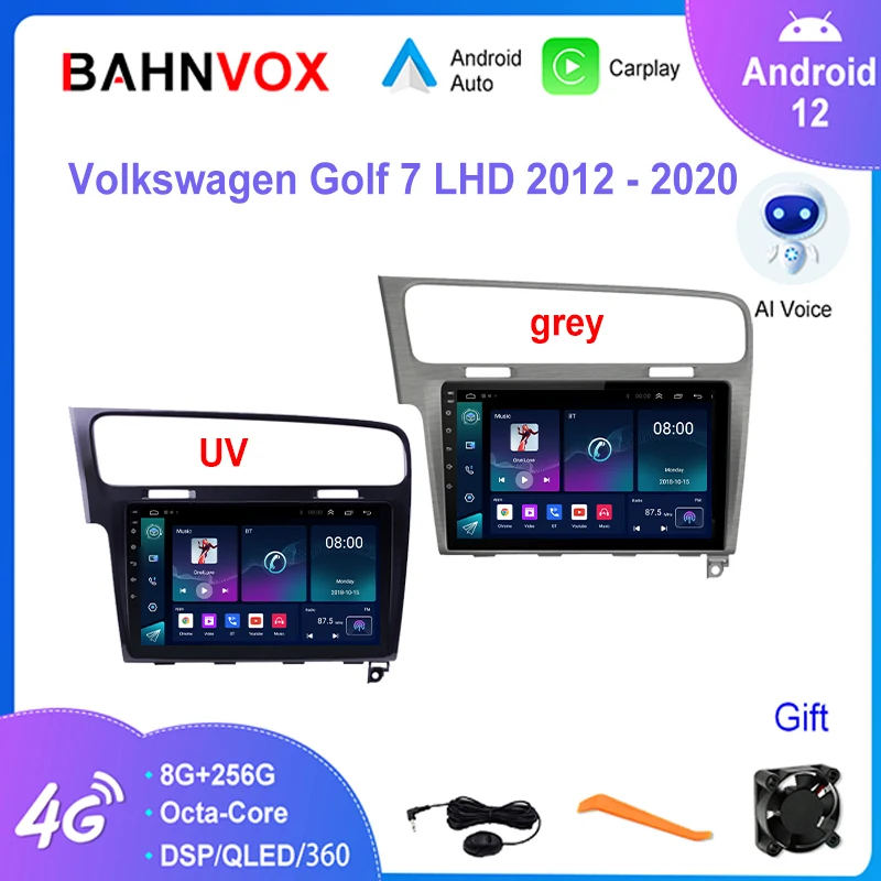 9 &quotQLED Android 12 0 автомобильное радио для Volkswagen Golf 7 LHD 2012 2020 видео GPS навигация стерео