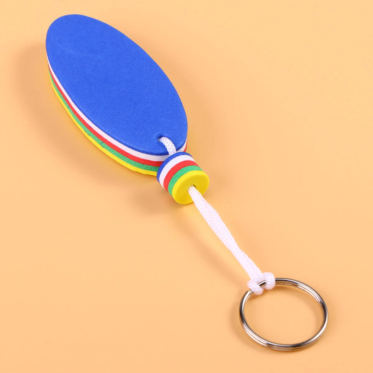

4 Pcs Floating Keychain Outdoor Hanging Decor Small Gift Ring Decoration Rubber Boat Buoy Design Keychains Lovers