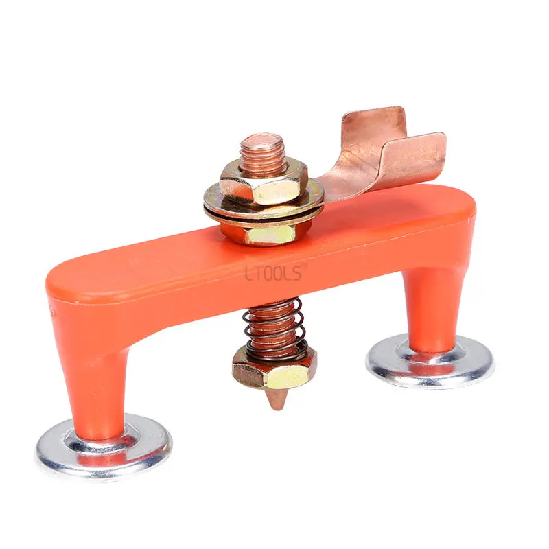 

Single/Double Head Magnetic Ground Clamp Metalworking Magnet Support Connector Bodywork Welder Strong Welding Auxiliary Device