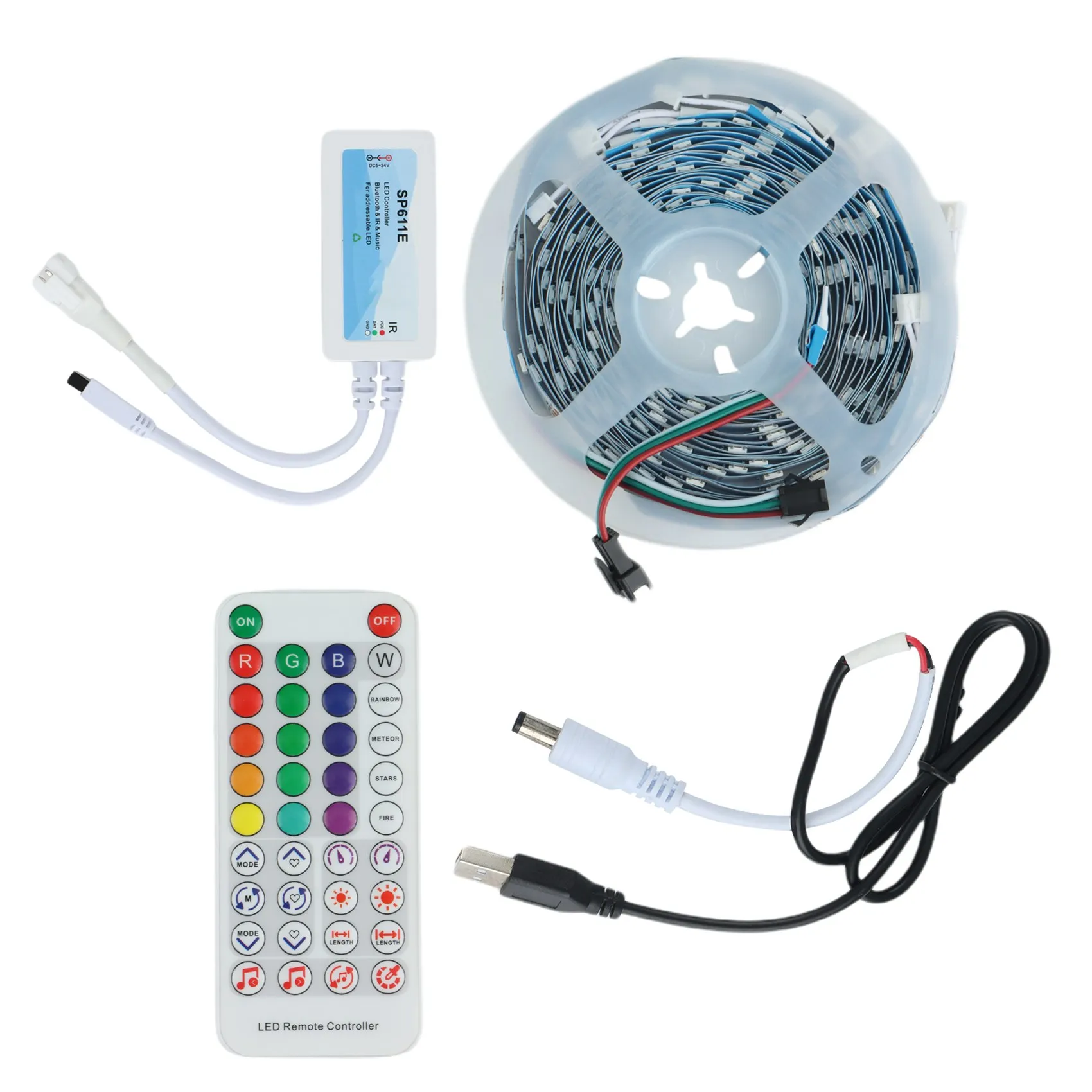 

GTBL LED Sound Control Symphony Firework Light DIY Ambient Dream Wedding Christmas Music Control Full Kit Dream Meteor Light
