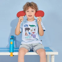 summer kids cartoon t shirts for boy cotton tops 2 8y young children casual clothing baby girl cute print short sleeve tees 2022