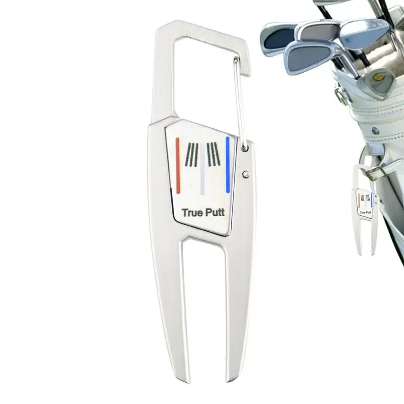 

Вилка для ремонта гольфов, инструмент для ремонта гольфов с магнитным шариковым маркером и кнопкой, зеленые аксессуары для гольфов