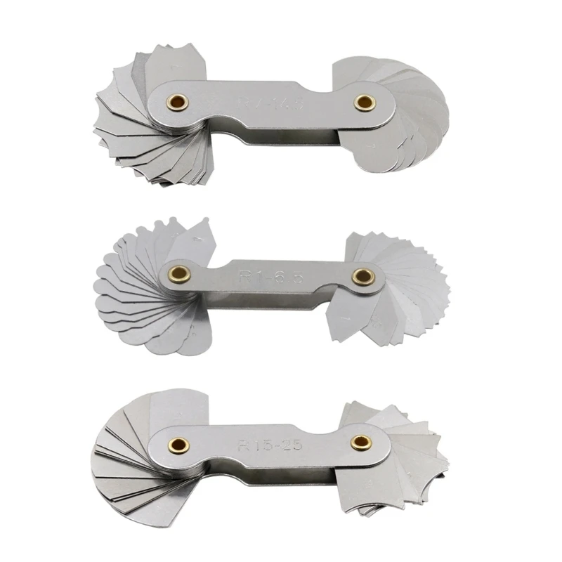

A2UD Radius- Fillet-Gauge Set Concave Convex Arc Measuring Tool for Die Makers Check