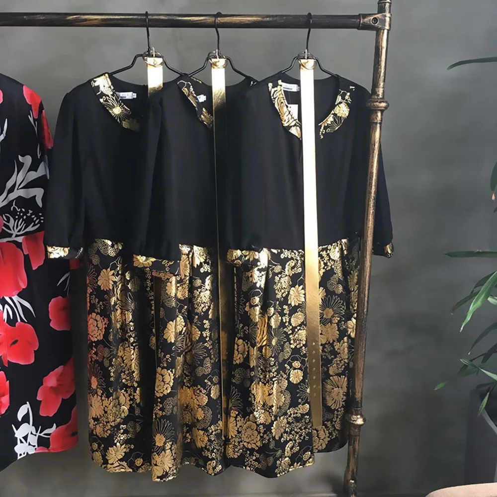 

Women's Dress Female clothes Party Summer Long Clothing Beach Sundress Urban One Piece Ladies Fashionable And Loose Bronzing