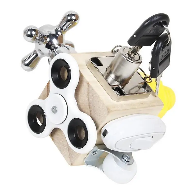 

Busy Activity Cube Montessori Toddler Travel Toys For Children Preschool Learning Activities Fine Motor Skills Toys For Age 2