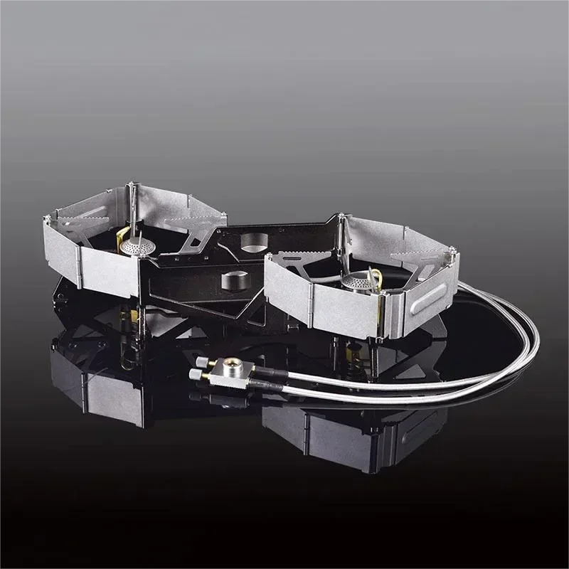 BRS-32 Сверхлегкая плита с двойной головкой для путешествий на открытом воздухе