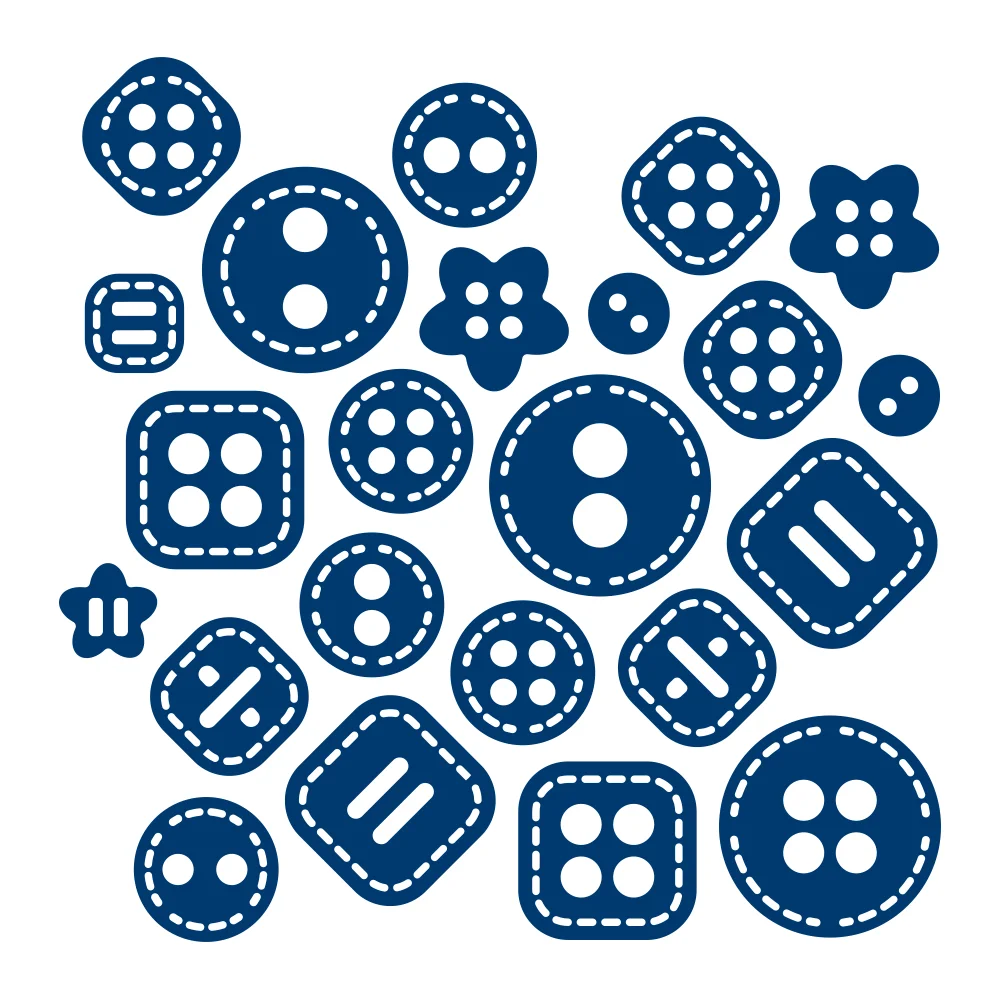 

Swift Buttons Metal Cutting Dies Craft Embossing Make Paper Greeting Card Making Template Diy Handmade 2022 New