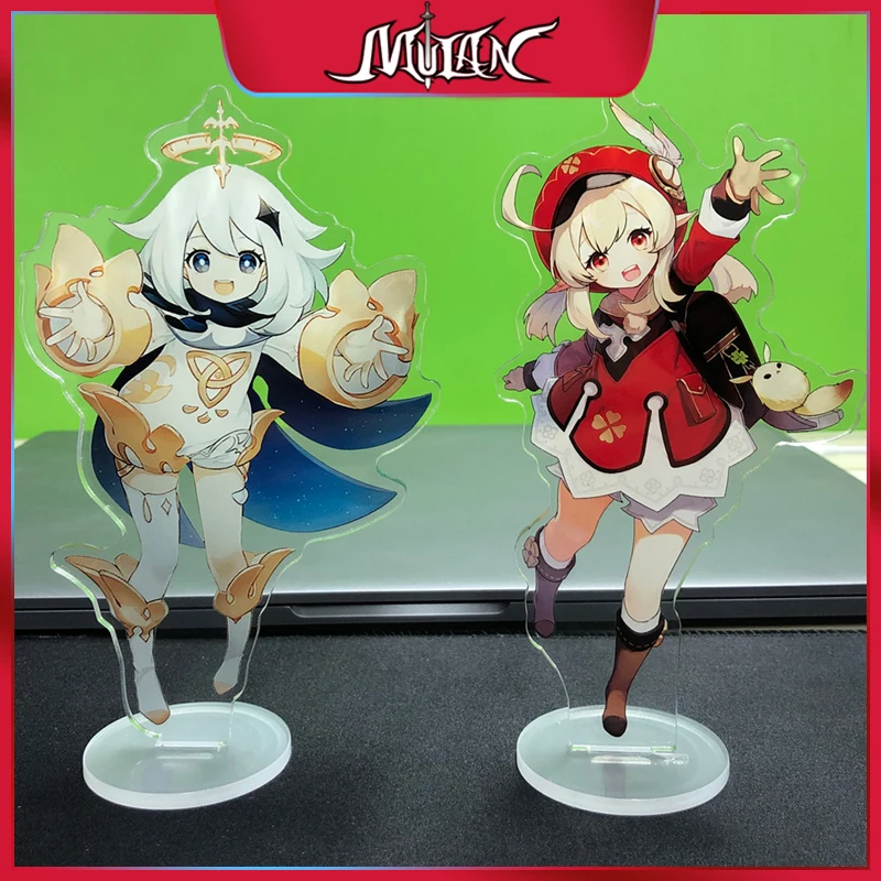 

Game Genshin Impact Peripherals Keqing Beelzebul Raiden Shogun10cm Acrylic Stand Up The Card Desk Cute Ornaments Collectible Toy