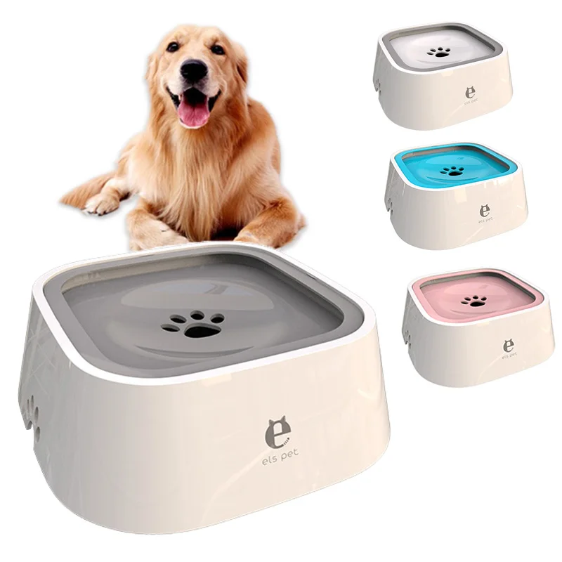 

Non-slip Non-wetting Water Splash Bowl Cats Bowl Pet Proof Water Floating Dispenser Dogs For Mouth Portable Drinker