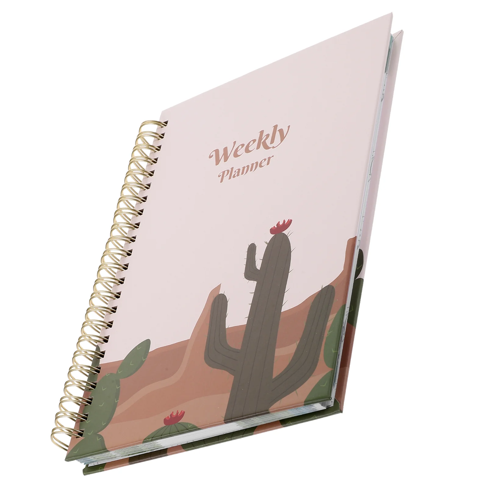

Monthly Planner Spiral Notebooks Daily Organizer Schedule School Spiral Notebooks Students Yearly Spiral Notebookss Cactus