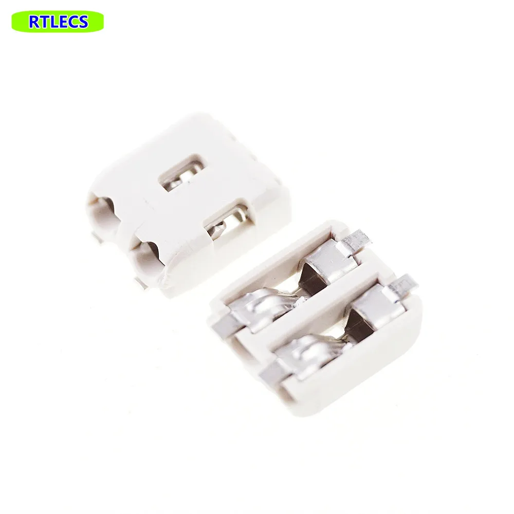

100Pcs LED SMD Wiring Terminal Block Spacing 3.0 MM Pitch 2 Pole Lamp Wire Terminal Surface Mount PCB 2058