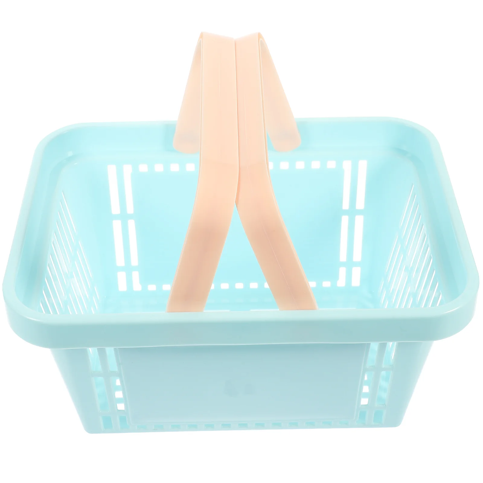 

Basket Baskets Storage Organizer Toiletry Bathroomsmall Caddycart Tote Shower Shoppingmini Items Dishwasher Bin Portable Kids