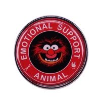 animal cartoon enamel pin wrap clothes lapel brooch fine badge fashion jewelry friend gift