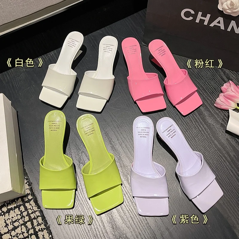 beige summer sandals women platform shoes heels luxury mules wedge slippers elegant designer house Indoor casual shoes mules