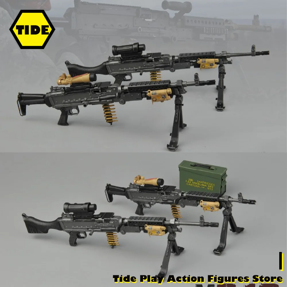 

ZYTOYS 1/6 Scale Figure Accessory M240L M240B Machine Gun ZY16-9 Plastic Model For 12" Action Figure doll Scene Props