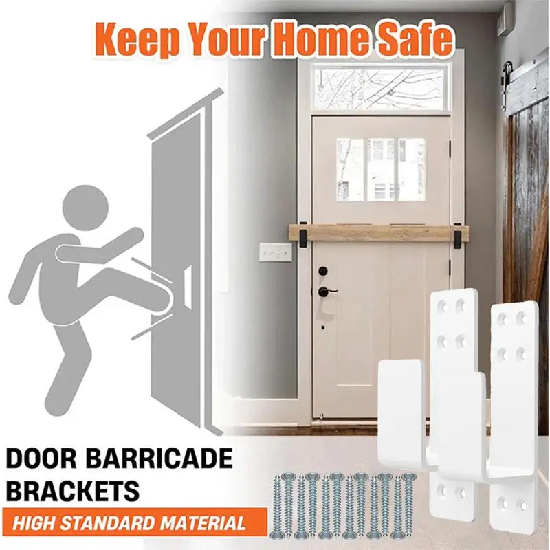 2x4 дверные кронштейны 2 шт. толщина держатель с открытым стержнем стальной