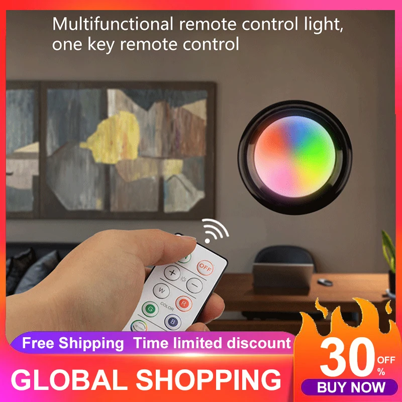 

Светодиодная Ночная лампа для шкафа, 1 Вт, на батарейках