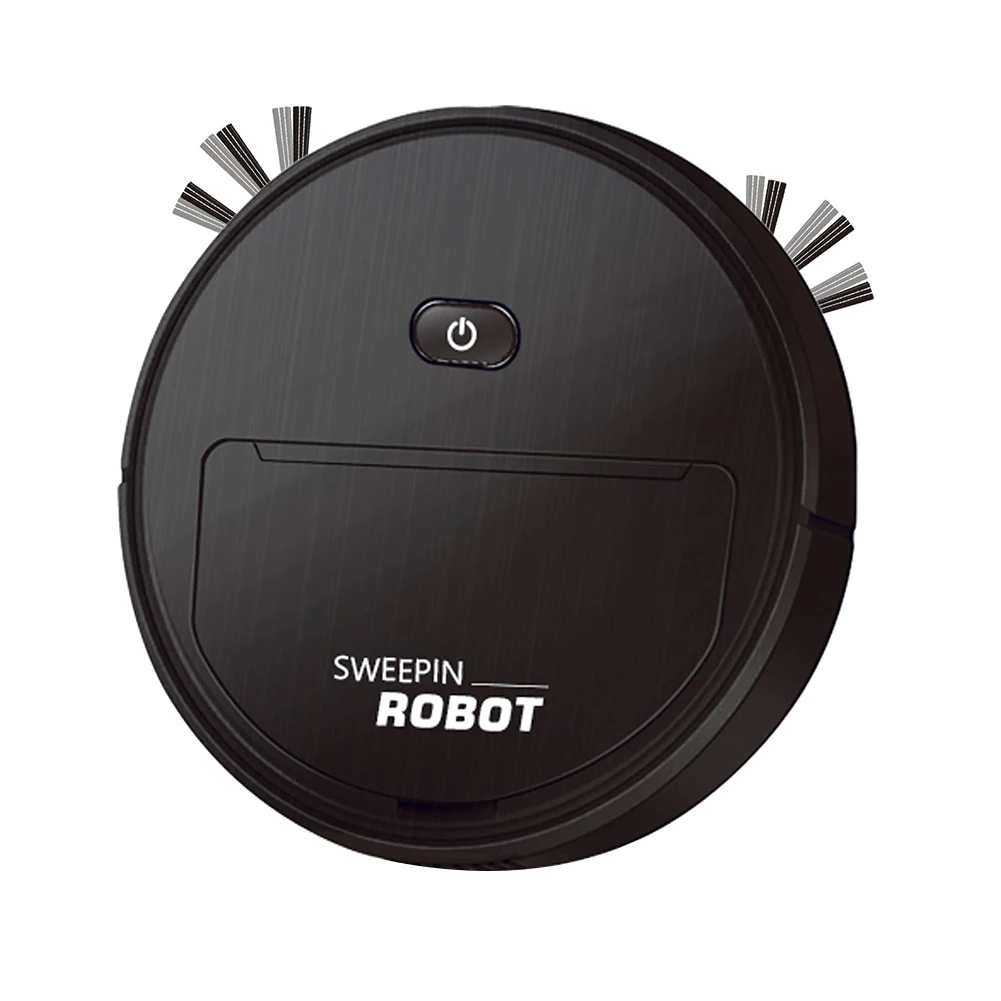 

Automatic Vacuum Cleaner Robot 3-In-1 Smart Wireless Sweeping Cleaning Machine Charging Intelligent Robot Vacuum Black