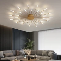 modern art ceiling lights led luster indoor lighting for bedroom hall living kids room acrylic lamps fixture frame 110v 260vcd