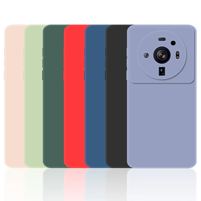 

For Xiaomi 12S Ultra Case Cover Mi 12S Ultra 12 11T Pro 11 Lite 5G NE Soft Liquid Silicone Phone Bumper For Xiaomi 12S Ultra