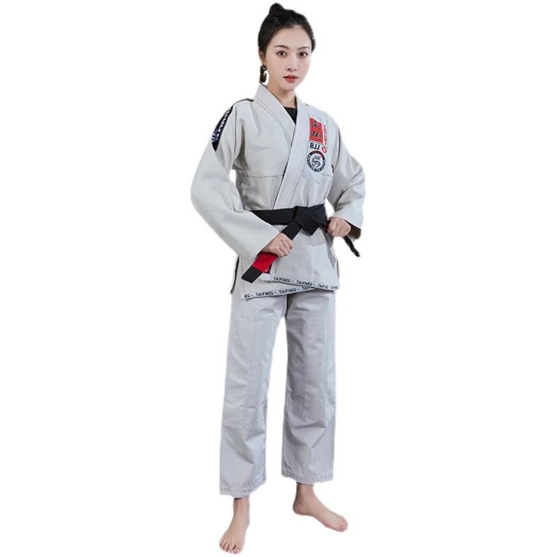 Brazilian Jiu Jitsu Gi Bjj Kimono Blue 450 Grams MMA Uniform Preshrunk Grappling Gis For Men Women With White Belt images - 6