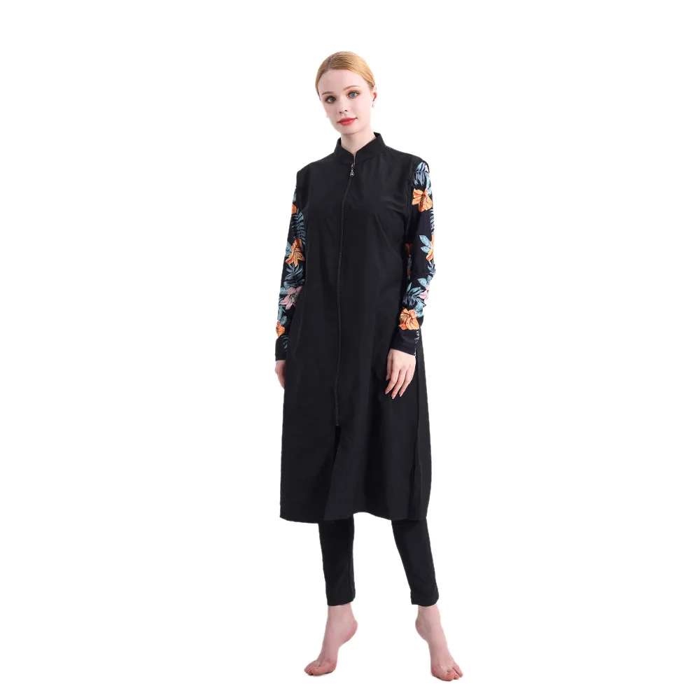 Muslim Swimming Suit for Women 2023 Modest Burkini 3 Pieces Hijab Swimwear Full Cover Bathing Suit 2023 New Sunscreen Swimsuit