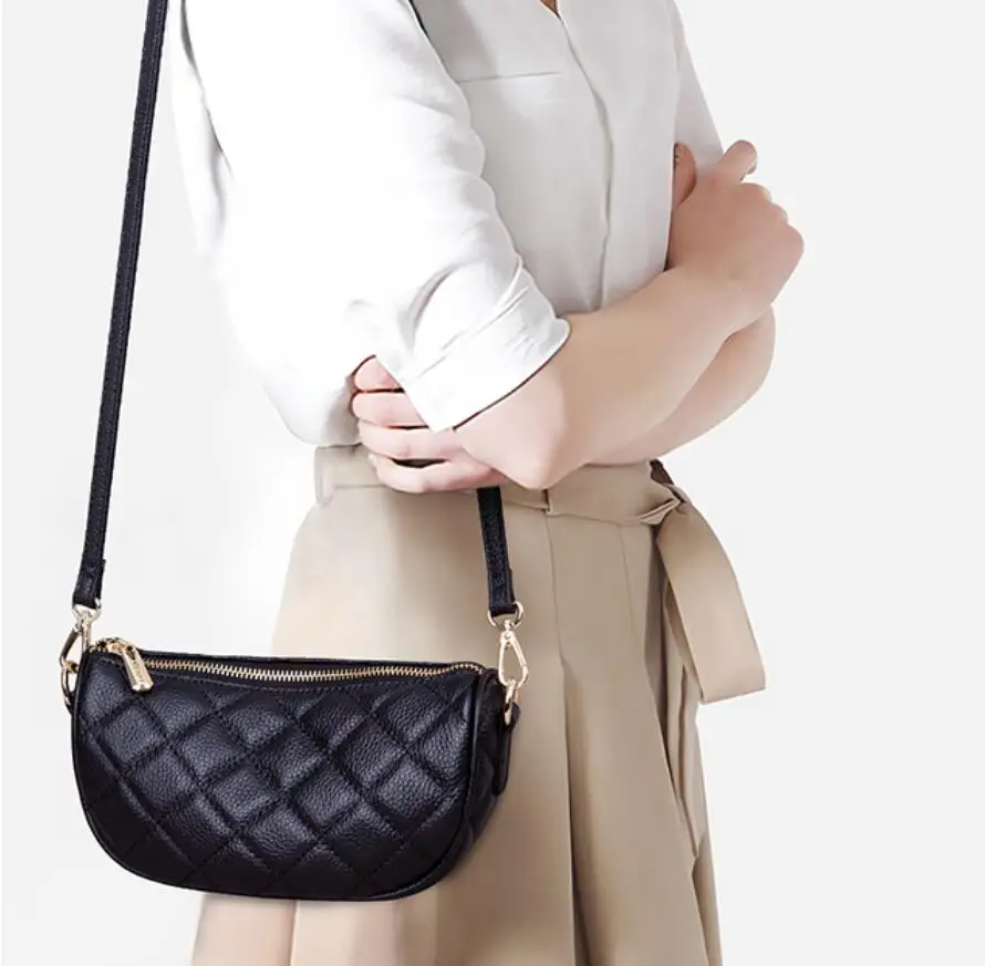 

2022 New Fashion Advanced Quality Leather Leather Bipyle -Shoulder Bag Designer Ladies Luxury Mini Small Square Bag