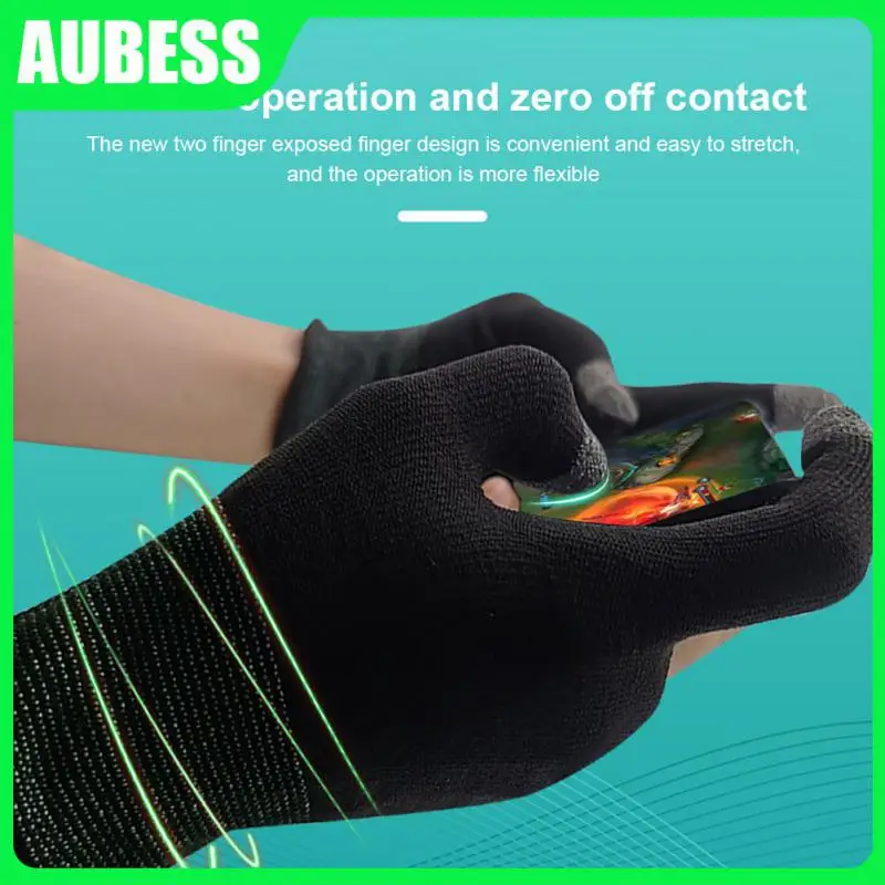 

Lightweight Non-slip Game Finger Cots Breathable Thumb Fingertip Sleeves Sweat-proof Finger Cover For Mobile Games Portable