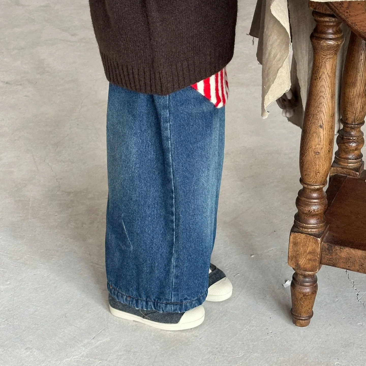 Брюки для девочек новинка 2024 зимняя детская одежда корейский стиль детские