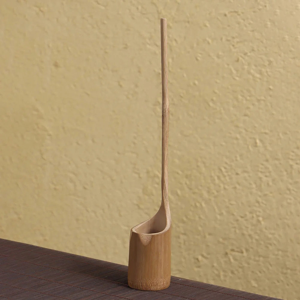 Китайский ковш с длинной ручкой бытовые инструменты бамбук для чайной церемонии