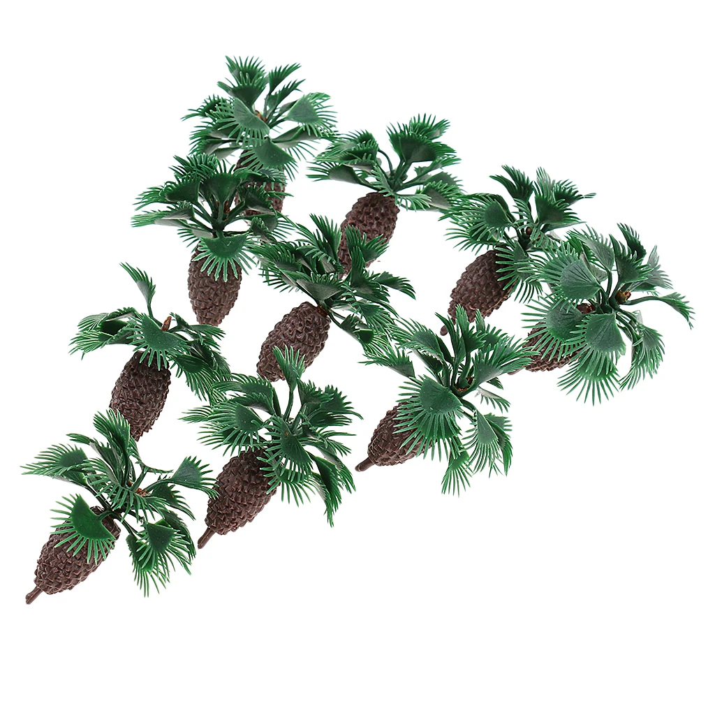 

Pack of 10x Tree Models N 5cm/1.97inch 1/150 For RR Railroad Landscape