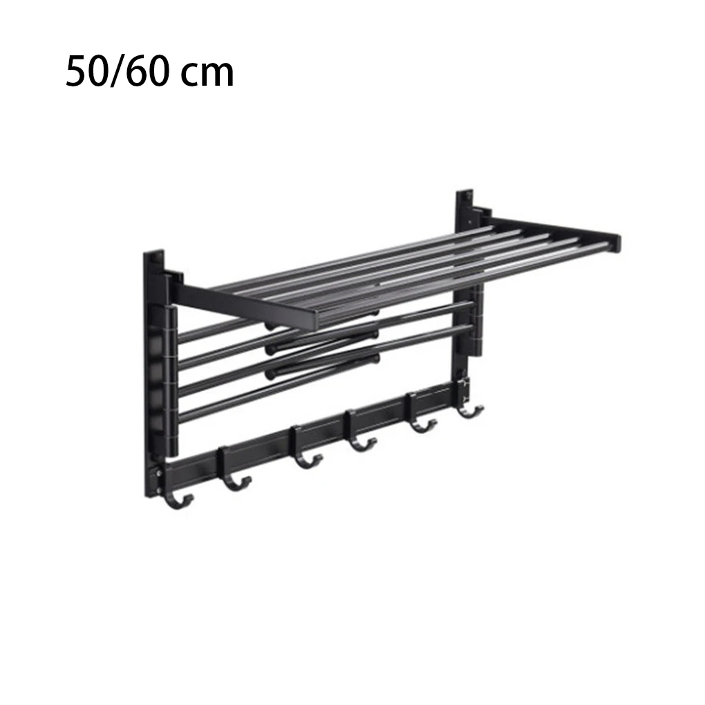 

Настенный держатель для полотенец, складной органайзер для ванной, кухни, душа, полотенец, халата, дома, отеля, ванной комнаты