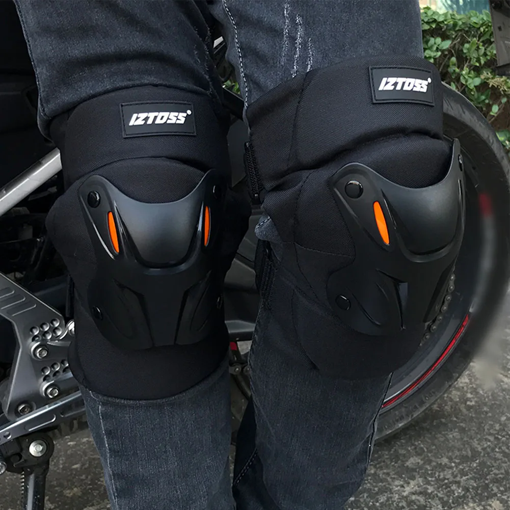 

Arm Leg Protector Knee Pads Cycling Velvet Warm Black Guards Anti-drop