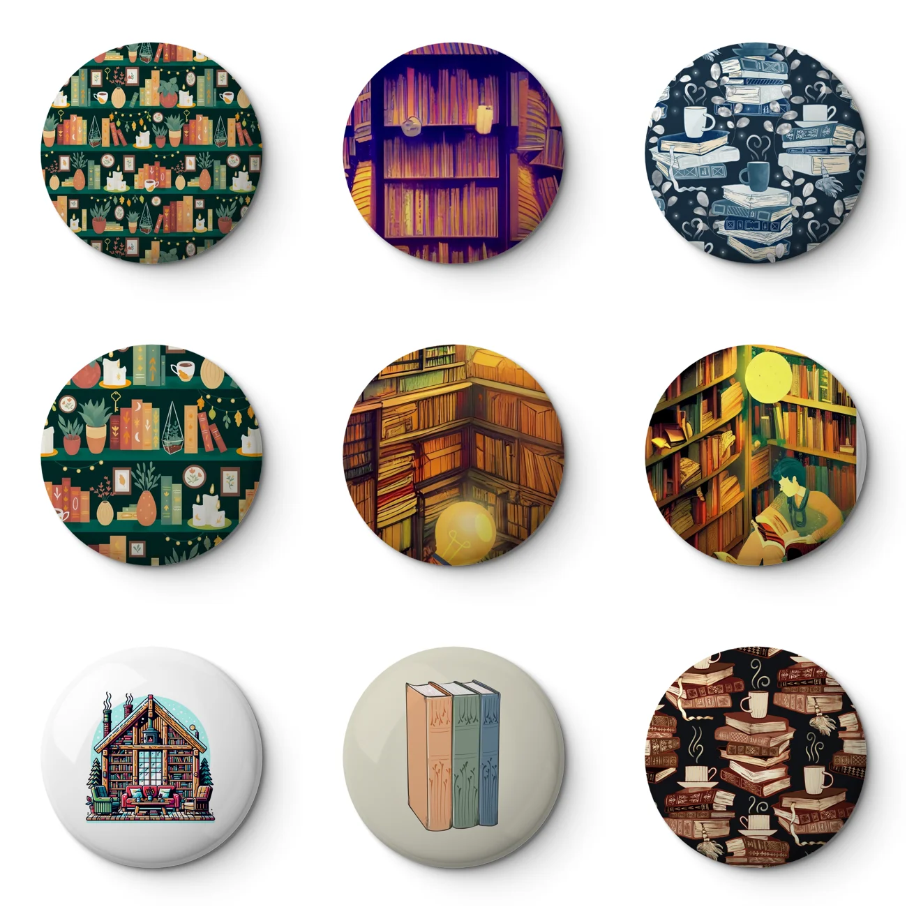 Мягкая булавка Hygge для библиотеки металлический декор на заказ Женские Ювелирные