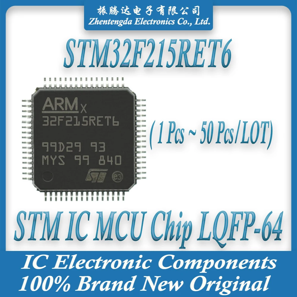 

STM32F215RET6 STM32F215RE STM32F215R STM32F215 STM32F STM32 STM IC MCU Chip LQFP-64