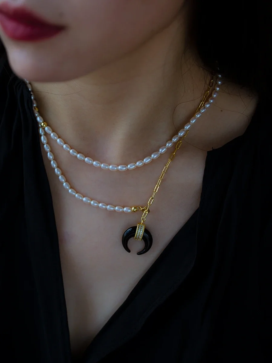 Цепочка луна в китайском античном стиле оригинальный дизайн Женские аксессуары