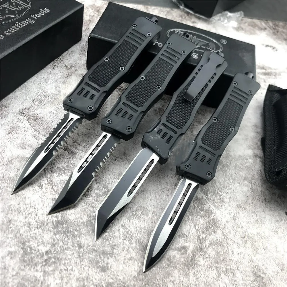 

Micro 616 Combat Troodon OTF Folding Knife Tactical Gear Finger Actuator Blade Survival EDC Tools Outdoor Camping Pocket Knives