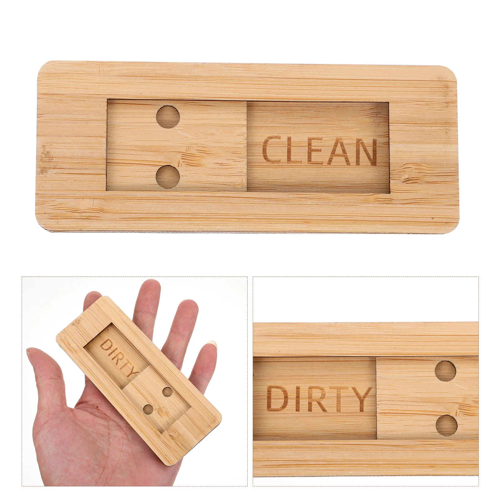 

Creative Dirty Clean Dishwasher Magnet Clean Magnet Sign for Washing Machine