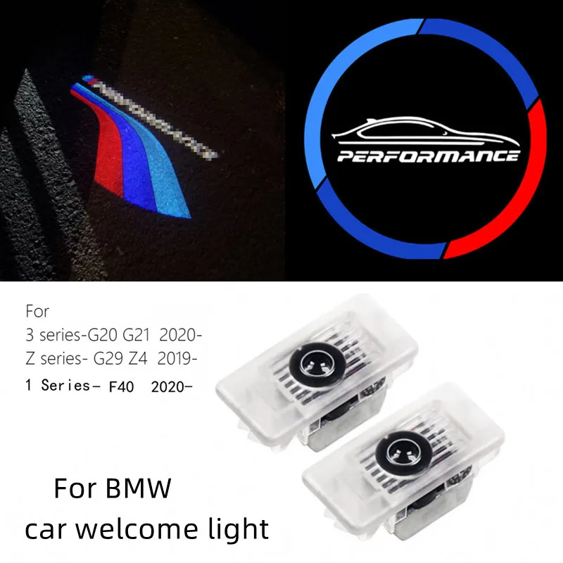 2 adet BMW M M3 Z4 G02 G20 G21 G22 araba kapı hoşgeldiniz ışık araba logosu projeksiyon aydınlatma dekorasyon aydınlatma dekoratif işık