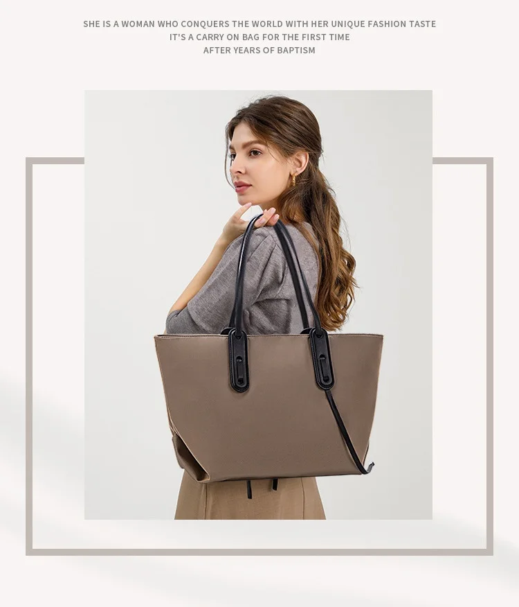 Tote Bag Women's 2022 New Niche Fashion Large Capacity Mother Bag High-end All-match Portable Shoulder Girls Bag